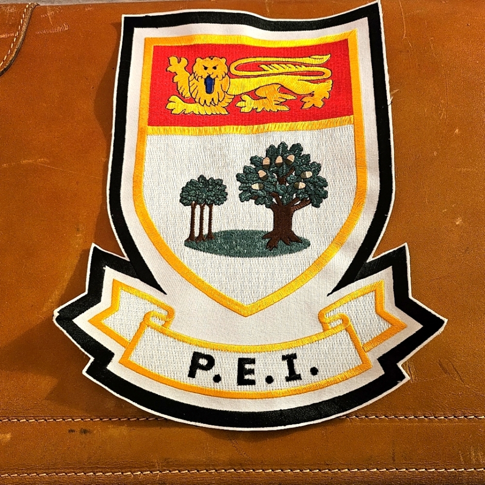 Vintage 1980's P. E. I Large Stitched Patch | Size OS